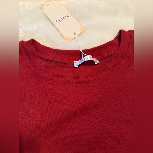 Burgundy Women's Top - Picture 5 of 8